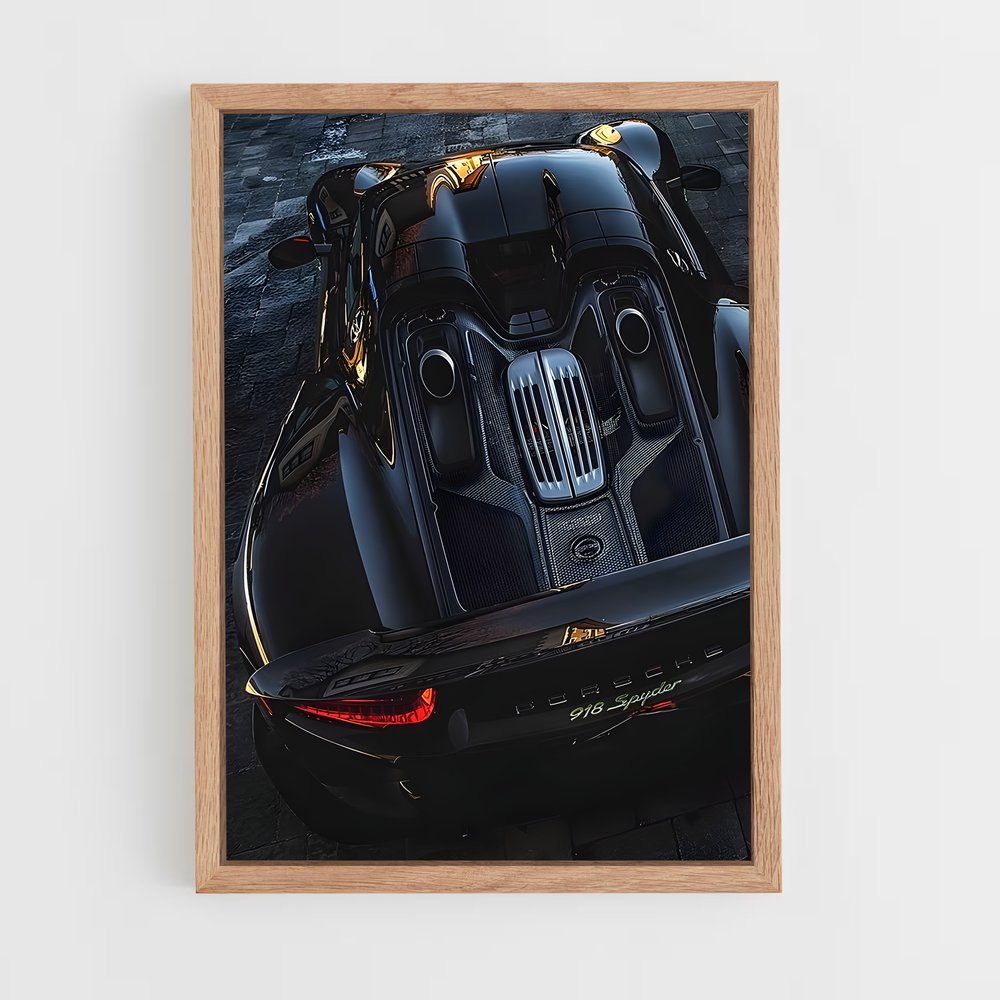 Poster spyder élégant – affiche Porsche (vue 4)